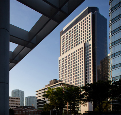 600 Brickell World Plaza Skyline by Robin Hill